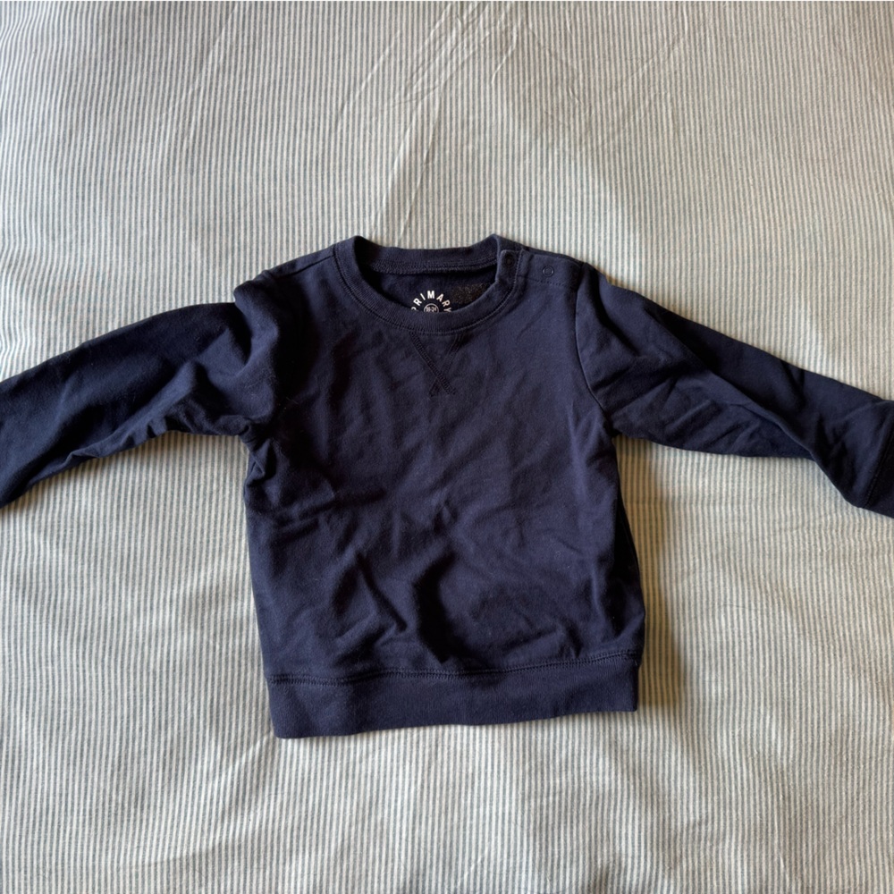 Primary Navy Sweatshirt 18-24 months